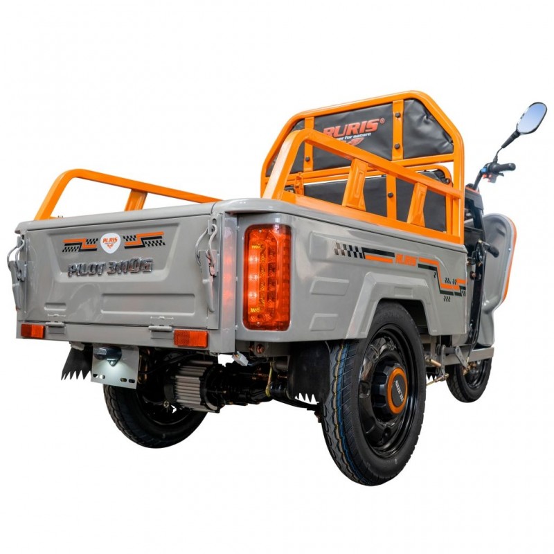 Triciclu Electric Cargo RURIS Pilot 3110N – Motor 2000W, Baterie 72V 32Ah, Autonomie 80 km, Sarcina 300 kg, Max. 25 km/h, GRI