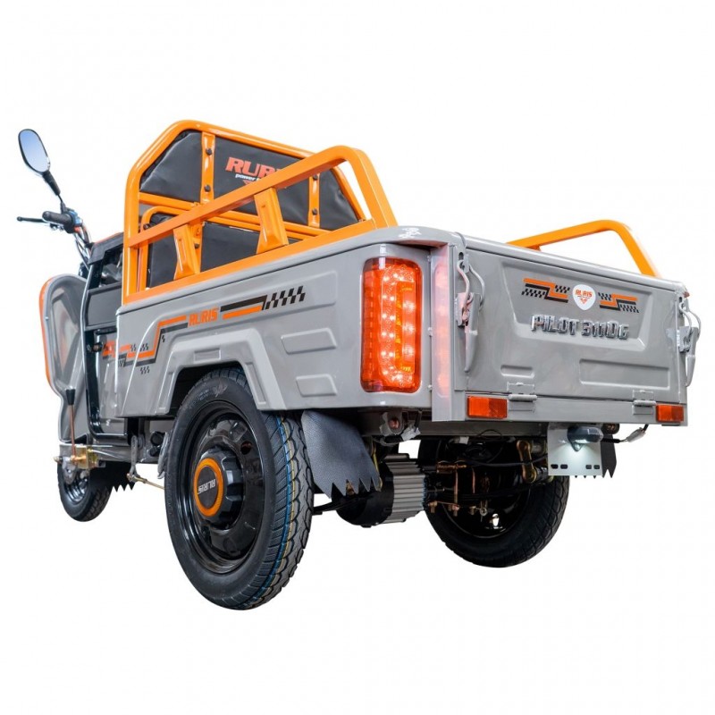 Triciclu Electric Cargo RURIS Pilot 3110N – Motor 2000W, Baterie 72V 32Ah, Autonomie 80 km, Sarcina 300 kg, Max. 25 km/h, GRI