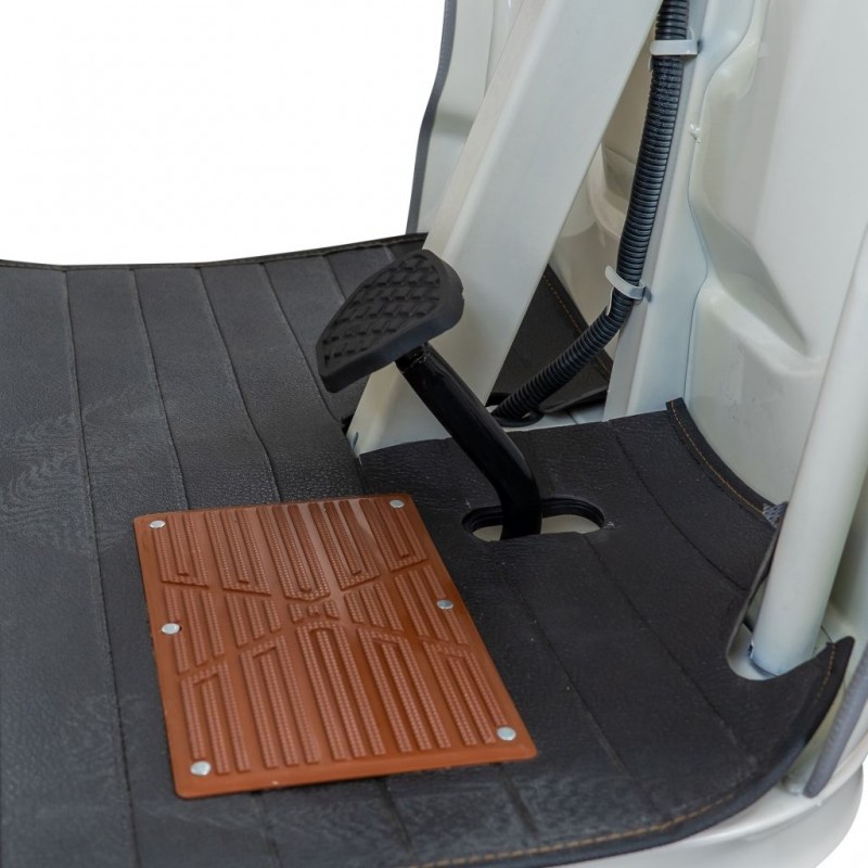 Triciclu electric cargo RURIS Pilot 3130A, Motor 3600W, Baterie 72V 58Ah, Autonomie 80 km, Capacitate 603 kg, Frana Fata Disc / Spate Tambur, Display LCD Extra-Large, Alb