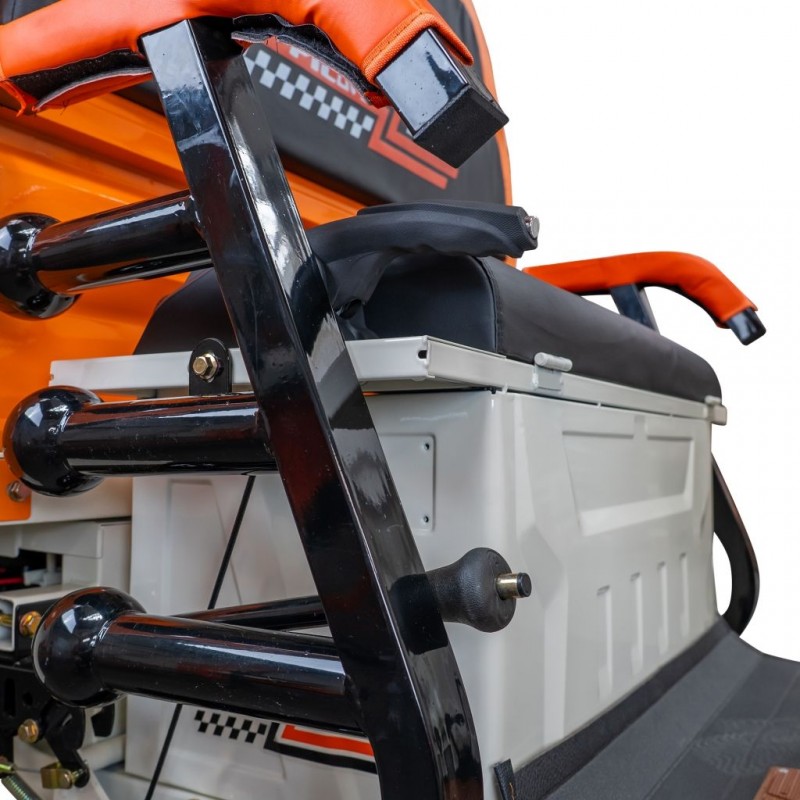 Triciclu electric cargo RURIS Pilot 3130A, Motor 3600W, Baterie 72V 58Ah, Autonomie 80 km, Capacitate 603 kg, Frana Fata Disc / Spate Tambur, Display LCD Extra-Large, Alb