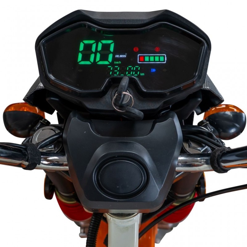 Triciclu electric cargo RURIS Pilot 3130A, Motor 3600W, Baterie 72V 58Ah, Autonomie 80 km, Capacitate 603 kg, Frana Fata Disc / Spate Tambur, Display LCD Extra-Large, Alb