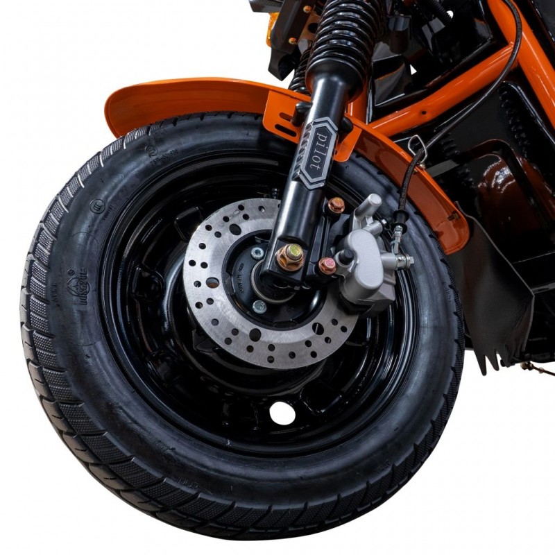 Triciclu Electric Cargo RURIS Pilot 3110N – Motor 2000W, Baterie 72V 32Ah, Autonomie 80 km, Sarcina 300 kg, Max. 25 km/h, Negru