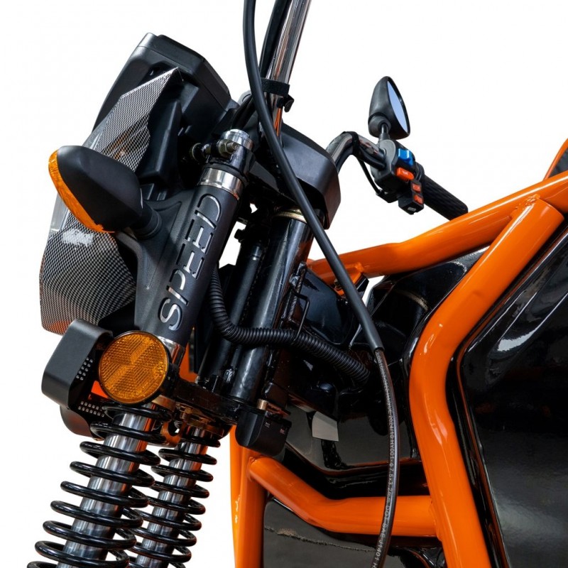 Triciclu Electric Cargo RURIS Pilot 3110N – Motor 2000W, Baterie 72V 32Ah, Autonomie 80 km, Sarcina 300 kg, Max. 25 km/h, Negru
