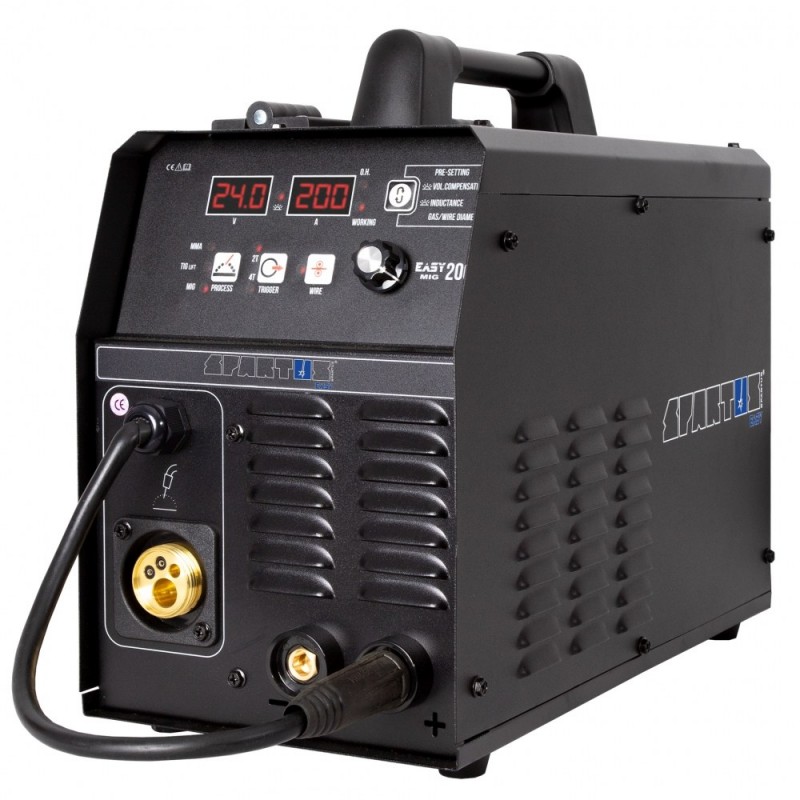 Spartus EasyMIG 200 - 200A 220V, 3 in 1, Sinergic