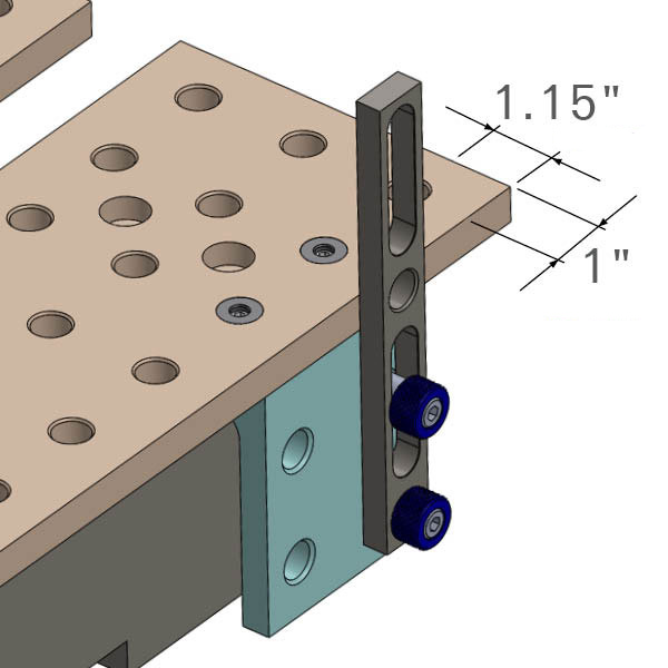 Extensie laterala pentru masa de sudura BuildPro si Rhino Cart