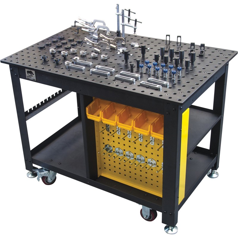 Masa de Sudura Profesionala Rhino Cart + 66 Accesorii