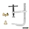 Clema Tip F Light cu Brat Reversibil /Detasabil, Inel Opritor, Deschidere 114 mm, UD45M