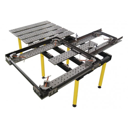Masa Sudura BuildPro Clasic fante, Sistem 16 mm, 2560x1250 Configurabila