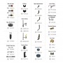 Kit 120 piese de fixare TMK630 BuildPro