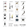 Set TMK620 80 piese de fixare BuildPro / Rhino Cart