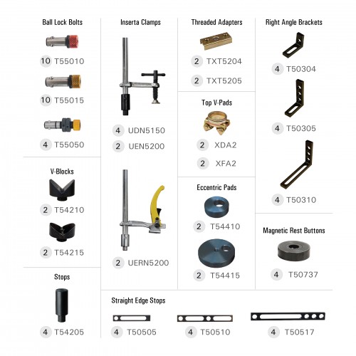 Set TMK620 80 piese de fixare BuildPro / Rhino Cart