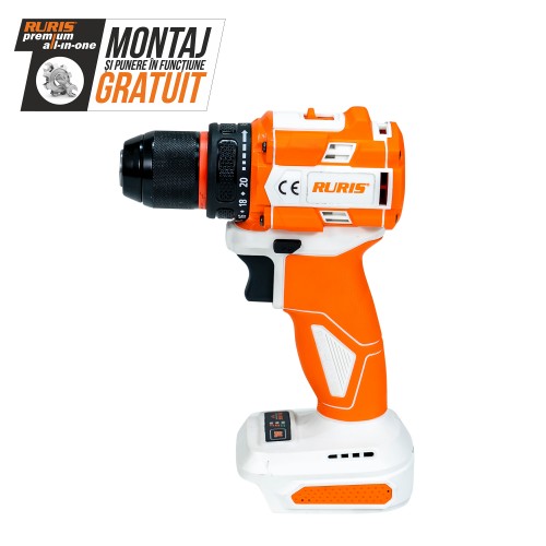  Masina de gaurit/insurubat pe acumulator RURIS RMX 1260