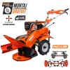 Utilaj multifunctional Ruris 7800crt + roti cauciuc 4.00-8+sistem de cosit 7800crt