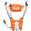 Motosapatoare RURIS 731ACC3 + roti cauciuc 5.00-8+rarita+plug+adaptor+dispozitiv scos cartofi+roti metalice 400 fara manicot+cultivator+remorca RURIS 550S 8.5 CP