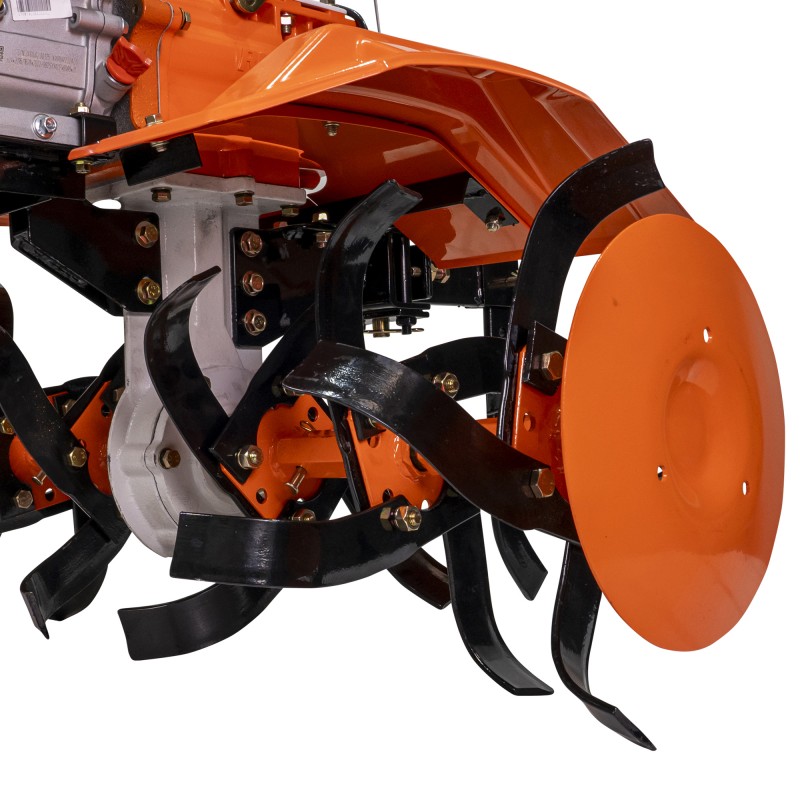 Motosapatoare RURIS 732ACC + roti cauciuc 5.00-8+rarita+plug+adaptor+dispozitiv scos cartofi+roti metalice 400 fara manicot+cultivator 8.5 CP