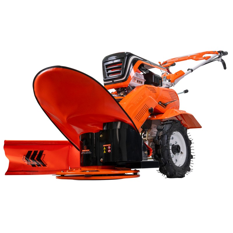 Utilaj multifunctional Ruris 7800crt + roti cauciuc 4.00-8+sistem de cosit 7800crt