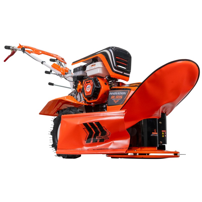 Utilaj multifunctional Ruris 7800crt + roti cauciuc 4.00-8+sistem de cosit 7800crt