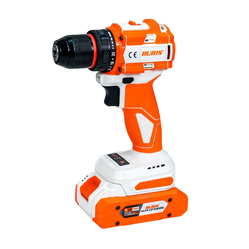 Masina de gaurit/insurubat pe acumulator RURIS RMX 1260 POWER ALFA UP {contine acumulator+incarcator}