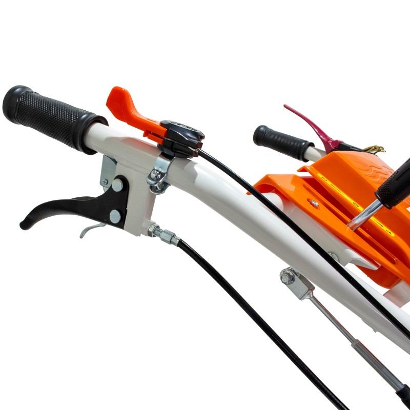 Motosapatoare RURIS 731ACC3 + roti cauciuc 5.00-8+rarita+plug+adaptor+dispozitiv scos cartofi+roti metalice 400 fara manicot+cultivator+remorca RURIS 550S 8.5 CP