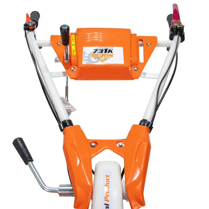 Motosapatoare RURIS 731ACC3 + roti cauciuc 5.00-8+rarita+plug+adaptor+dispozitiv scos cartofi+roti metalice 400 fara manicot+cultivator+remorca RURIS 550S 8.5 CP