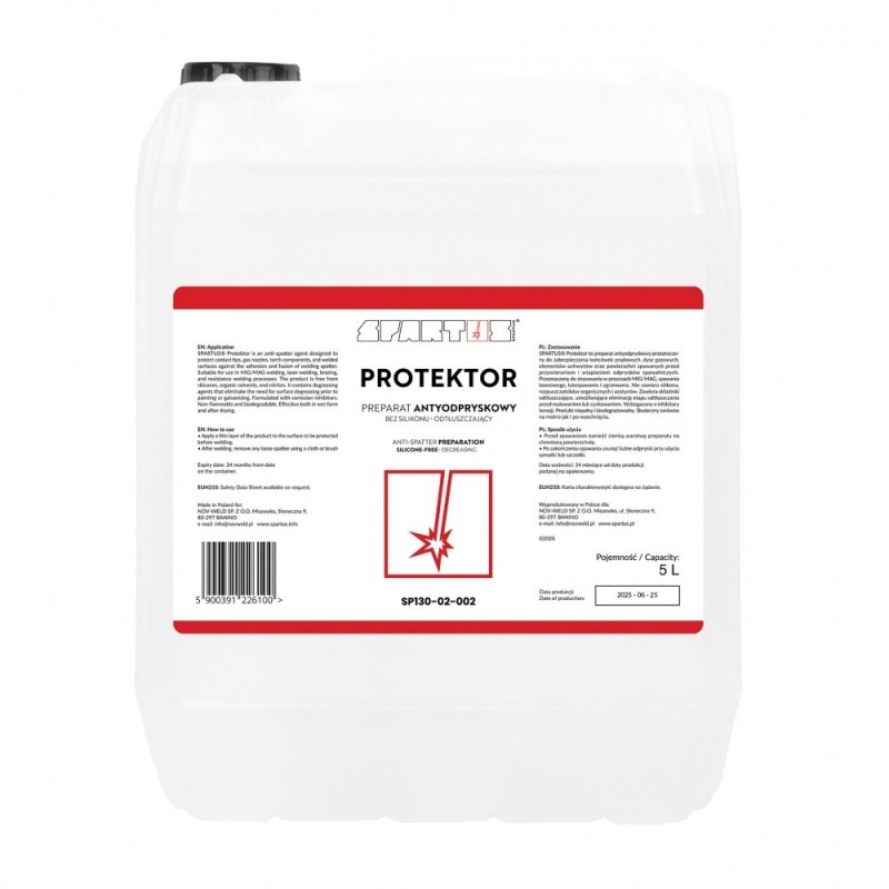 SPARTUS Protektor lichid anti-stropiri și degresare 5l