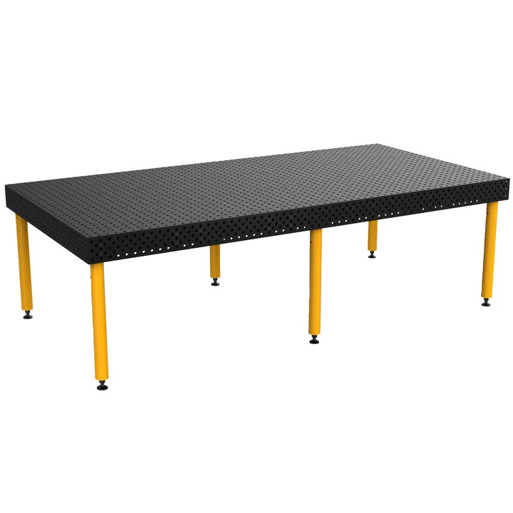 Masa Profesionala Sudura Alpha16, 3000x1500 mm, picioare standard, blat nitrurat